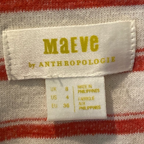 Anthropologie Maeve size 4 cropped striped jacket GUC - Picture 8 of 10